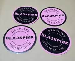 BLACKPINK 円形ステッカー　ポップアップ　くじ