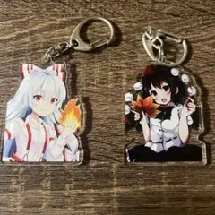 東方Project アクリルキーホルダー 2종 세트