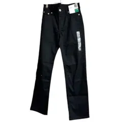 【新品タグ付】トップバリュ 選べるまた下丈 ストレートパンツ 黒 58/68のサムネイル