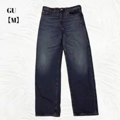 美品✨️GU　ジーユー【M】 ストレートデニムパンツ シンプル
