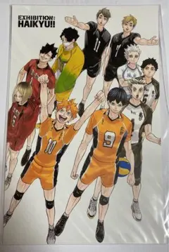 ハイキュー!!    大判ポストカード　 キービジュアル　原画展