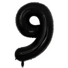新品⭐️ 誕生日 数字 バルーン 数字9 40インチ 大きい ブラック 風船