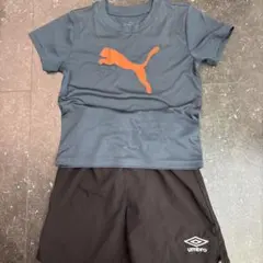 PUMA Tシャツ＆umbroショートパンツセット 120