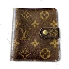【美品】ルイヴィトン モノグラム コンパクトジップ 二つ折り財布のサムネイル