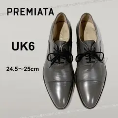 PREMIATA プレミアータ UK6 25　ストレートチップ 革靴　グレーのサムネイル