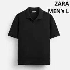 ZARA MEN’s テクスチャーポロシャツ ポロニット