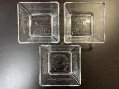 ⚫️未使用・非売品 スヌーピー ガラス器 3個セット SNOOPY