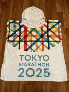 東京マラソン2025 フード付きポンチョ