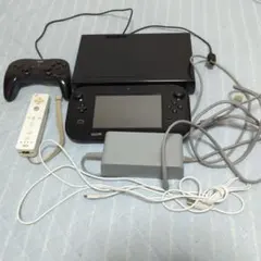 外箱無し　Wii U 本体 + Wiiリモコン + コントローラー