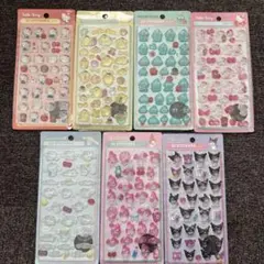 サンリオ ボンボンドロップシール 3Dステッカー 7枚セット（8）