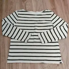 ユニクロ ストライプ長袖Tシャツ