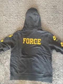 NIKE AIR FOUCE 1 パーカー　ネイビー×イエロー