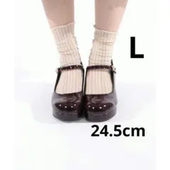 axes femme デザインバックルパンプス 茶 L 24.5cmのサムネイル