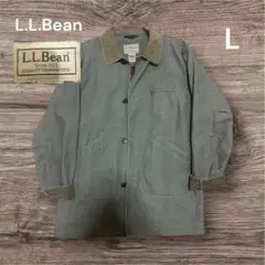 古着　90s L.L.Bean メンズ カバーオール Lサイズ オリーブグリーン