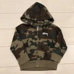 stussy kids ジップパーカー カモフラ 90cm