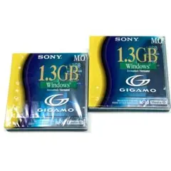 【新品未使用】SONY 3.5型 MO 1.3GB （GIGAMO）2枚セットのサムネイル