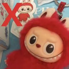 X ♡LABUBU ♡正規品　pin for LOVE 赤