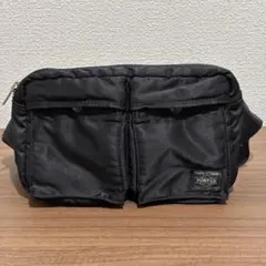 【希少モデル】PORTER ポーター タンカー ボディバッグ ウエスト ブラック