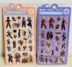 ドラゴンボール　ぷっくりシール　2点セット