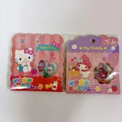 【正規品】おはじきシールフレーク サンリオマイメロ クロミ キティ