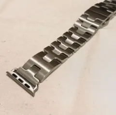 アップルウォッチ用/Hステンレススチールブレスレット/シルバー