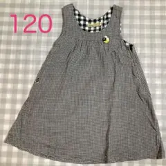 120 ファミリア　コットン　ガーゼ　ワンピース