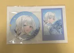 にじさんじ 栞葉るり 誕生日 缶バッジ＆チェキ風カードセット