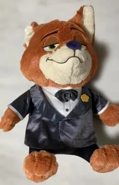 ズートピア2 ニック・ワイルド タキシードぬいぐるみ
