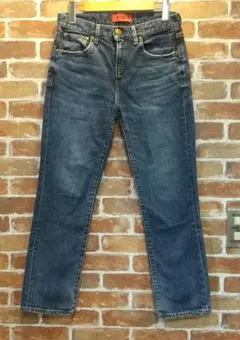 RED CARD ダークブルー ストレートデニム