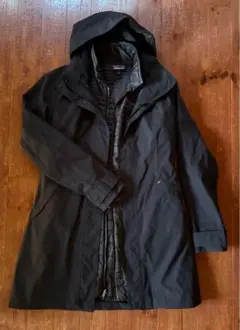 美品 パタゴニアロングコート レディースS キルティングジャケット付き