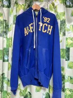 Abercrombie & Fitch 青パーカー Lサイズ