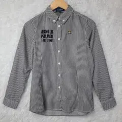 【美品】アーノルドパーマー タイムレス ストライプ柄 長袖シャツ ゴルフウェア