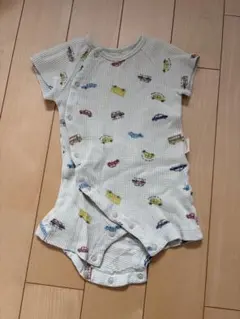 アプレレクール　半袖　ロンパース　車プリント　70