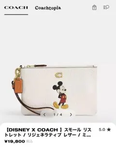 DisneyコラボCOACHポーチ