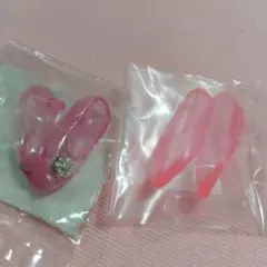 タカラ　リカちゃん　ジェニー　靴　2足セット　クリアカラーパンプス