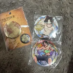 ONE PIECE エース 缶バッジセット