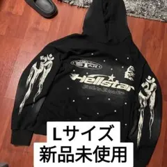 hellstar hoodie black racer Lサイズ