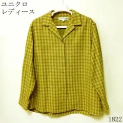 貴重サイズユニクロ レディースチェック柄 シャツ 3ＸLサイズ