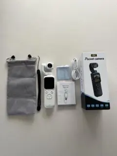 4K Pocket camera ジンバルカメラ ホワイト