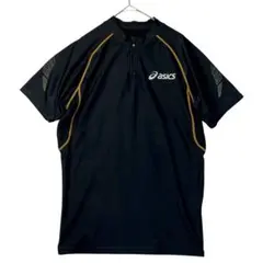 希少/O asics 00s アーカイブ ハーフジップシャツ テック ギミック系