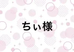 ちぃ様専用ページ