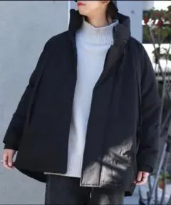 新品タグ付き PAGEBOY サステナウォームナカワタブルゾン ブラック 