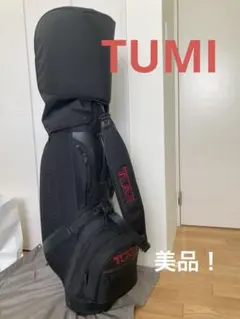 TUMI トゥミ キャディバッグ バリスティックナイロン 本革 黒 3Dロゴ