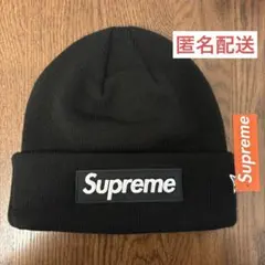 Supreme New Era Box Logo Beanie / Black