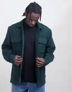 【未使用品】Carhartt ダークグリーン 長袖シャツ L