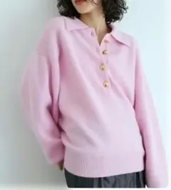 値下げ不可　ADAM ET ROPE'◆ポロシャツニットプルオーバー