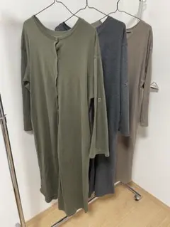 ★マタニティ授乳ワンピース　3点セット　3L