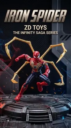 ZD TOYS インフィニティ サーガ アイアン・スパイダー 可動フィギュア