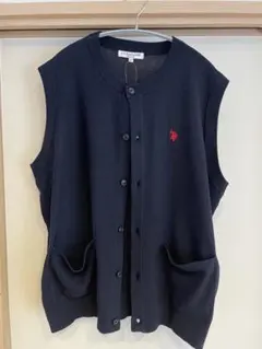 POLO ベスト ネイビー Mサイズ