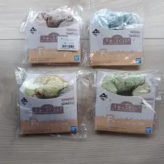 すみっコぐらし　一番くじ　F賞　ドーナツ型タオル4種セット